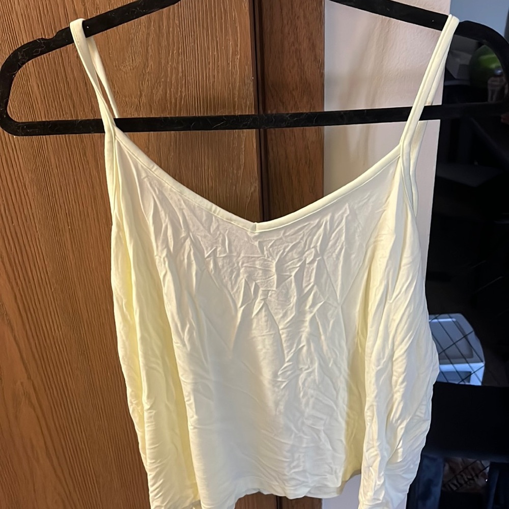 Neon yellow tank top